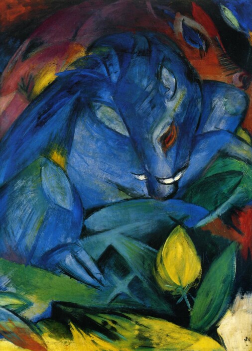 1913 Franz Marc - Boar&sow, wild pigs