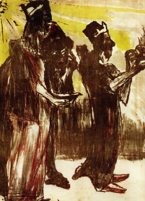 1913 Emil Nolde - The three Magi