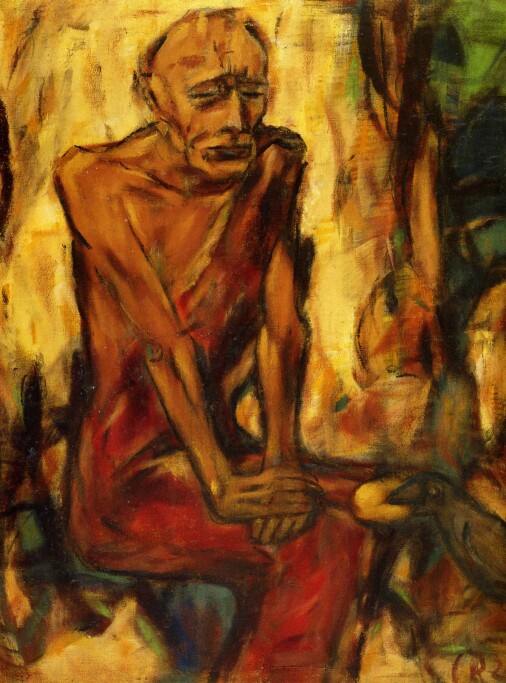 1921 Rohlfs Elias - Fed by ravens