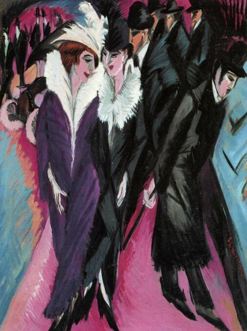 1913 1914 Ernst Ludwig Kirchner - Street Scene