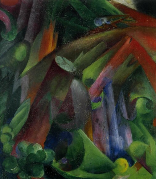 1912 Franz Marc - Forest with bird