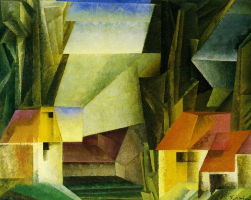 1920 Lyonel Feininger - Hop garden