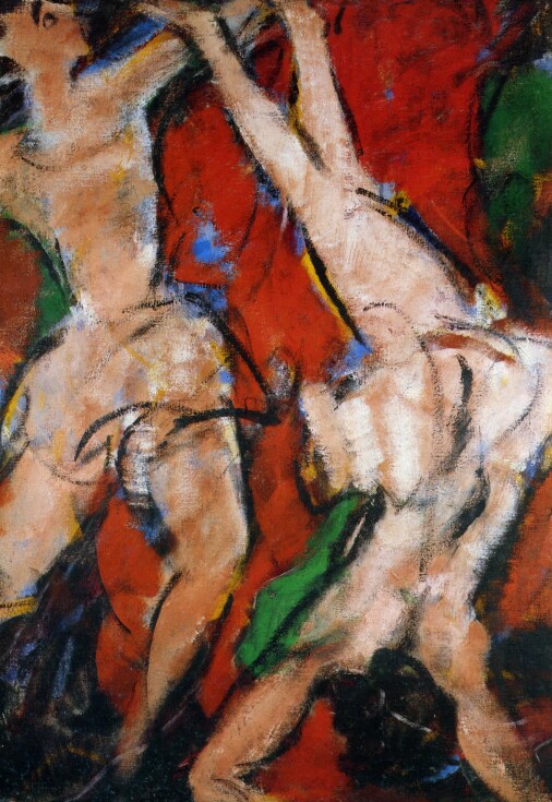 1916 Christian Rohlfs - Acrobats