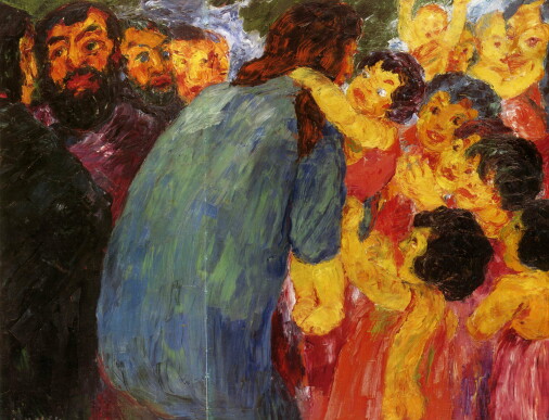 1910 Emil Nolde - Christ&children
