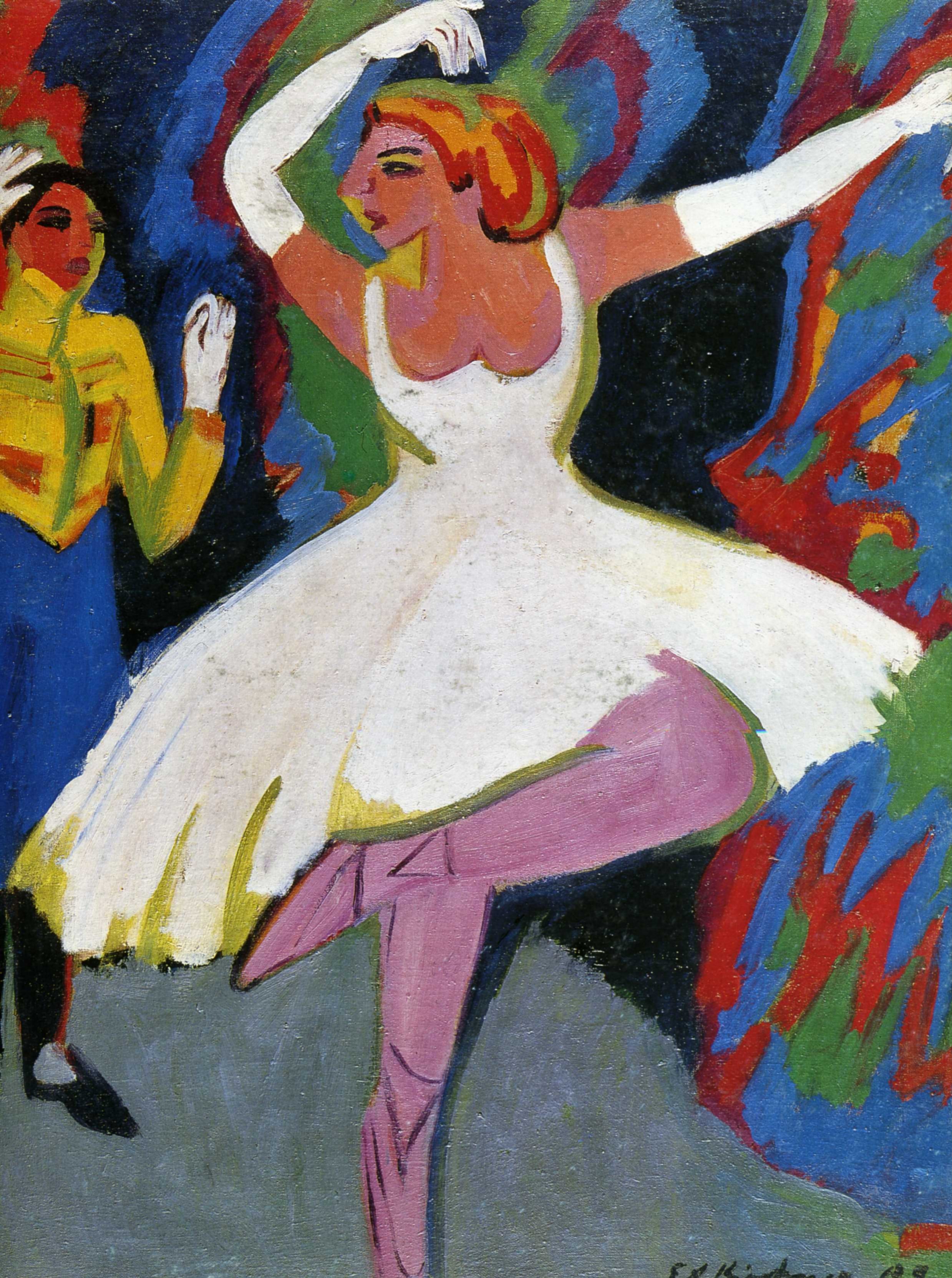 1909 1926 Ernst Ludwig Kirchner - Russian dancer