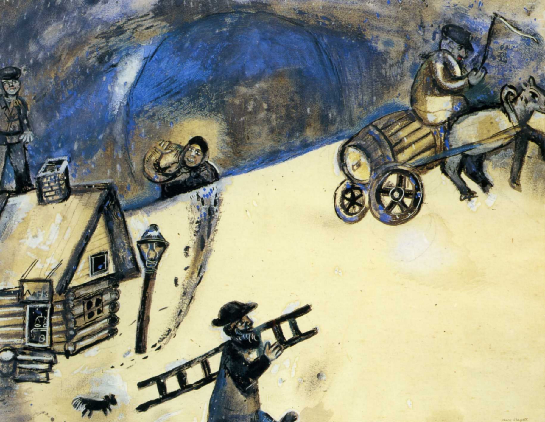 1911 1912 Marc Chagall - Winter