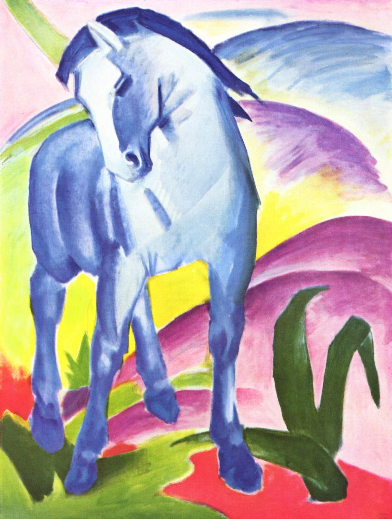 1911 Franz Marc - Blue Horse
