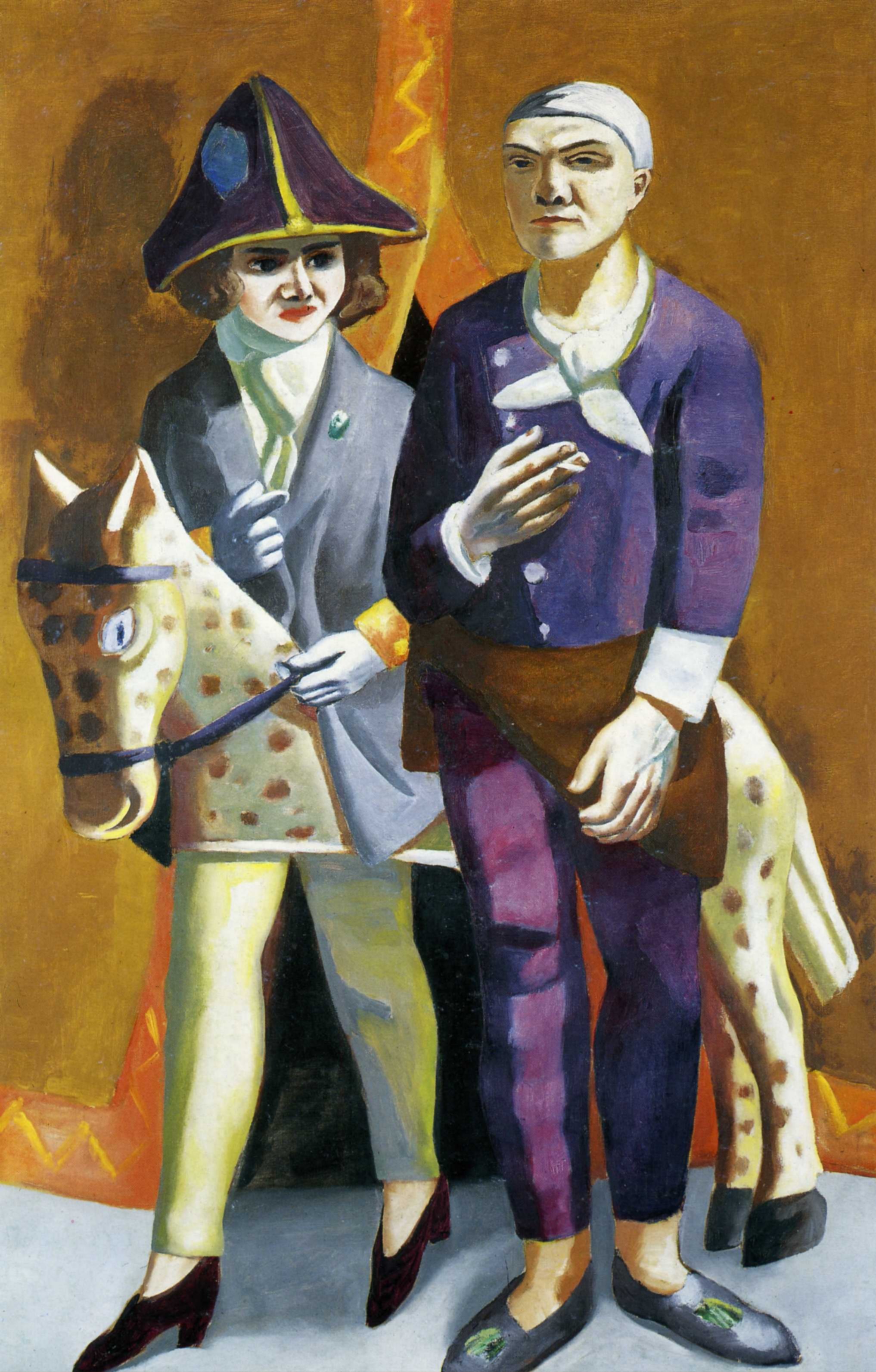 1925 Max Beckmann - Double portrait Carnaval