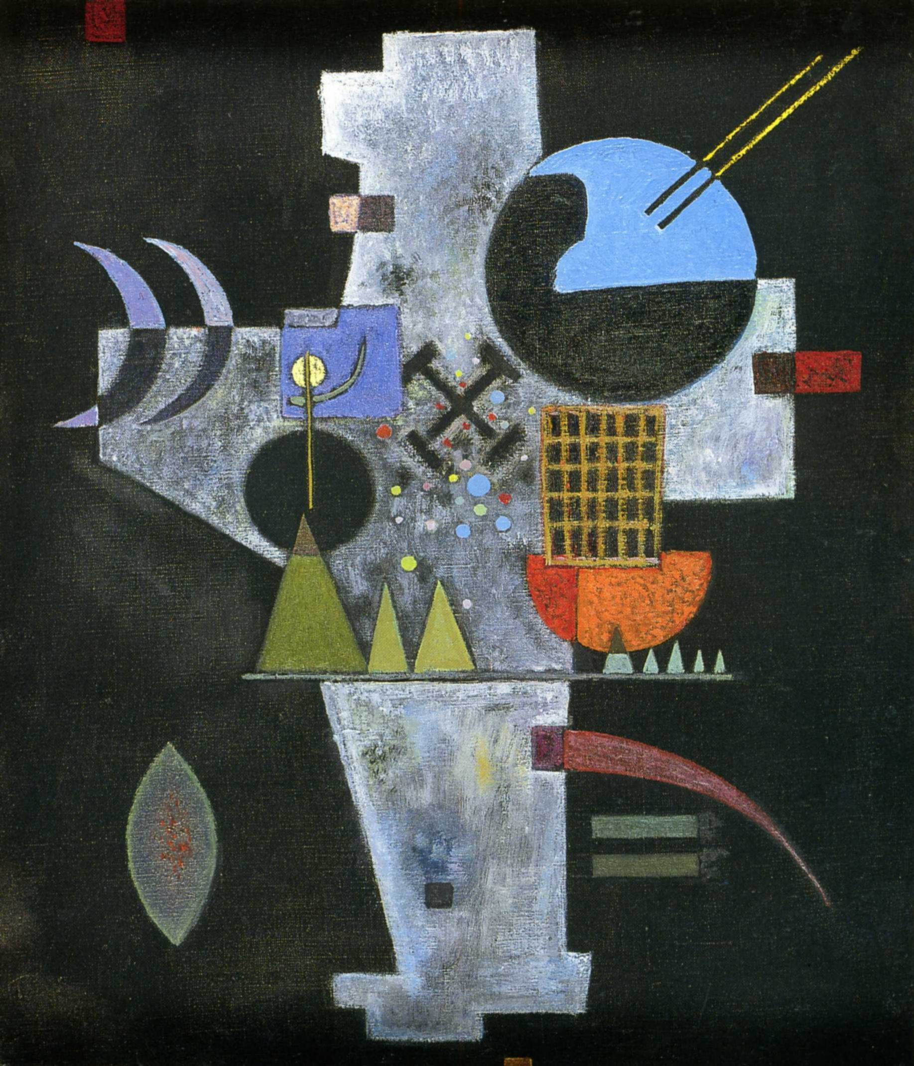 1926 Vladimir Kandinsky - The shape of the cross