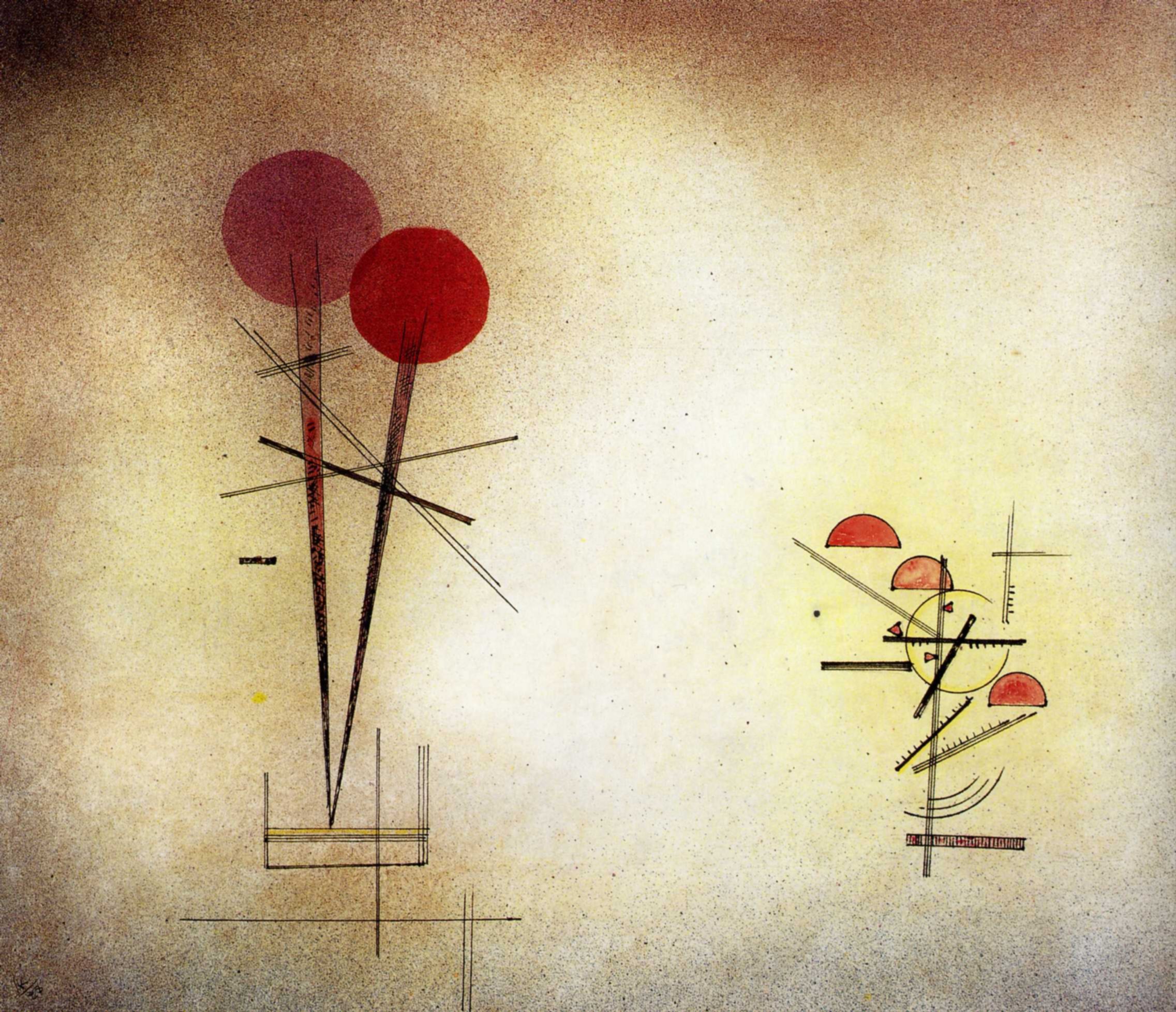 1928 Vassily Kandinsky - Composition II
