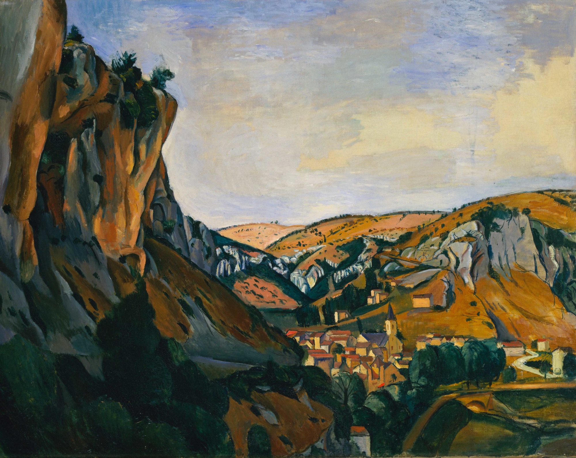 André Derain. Valley of the Lot at Vers. 1912